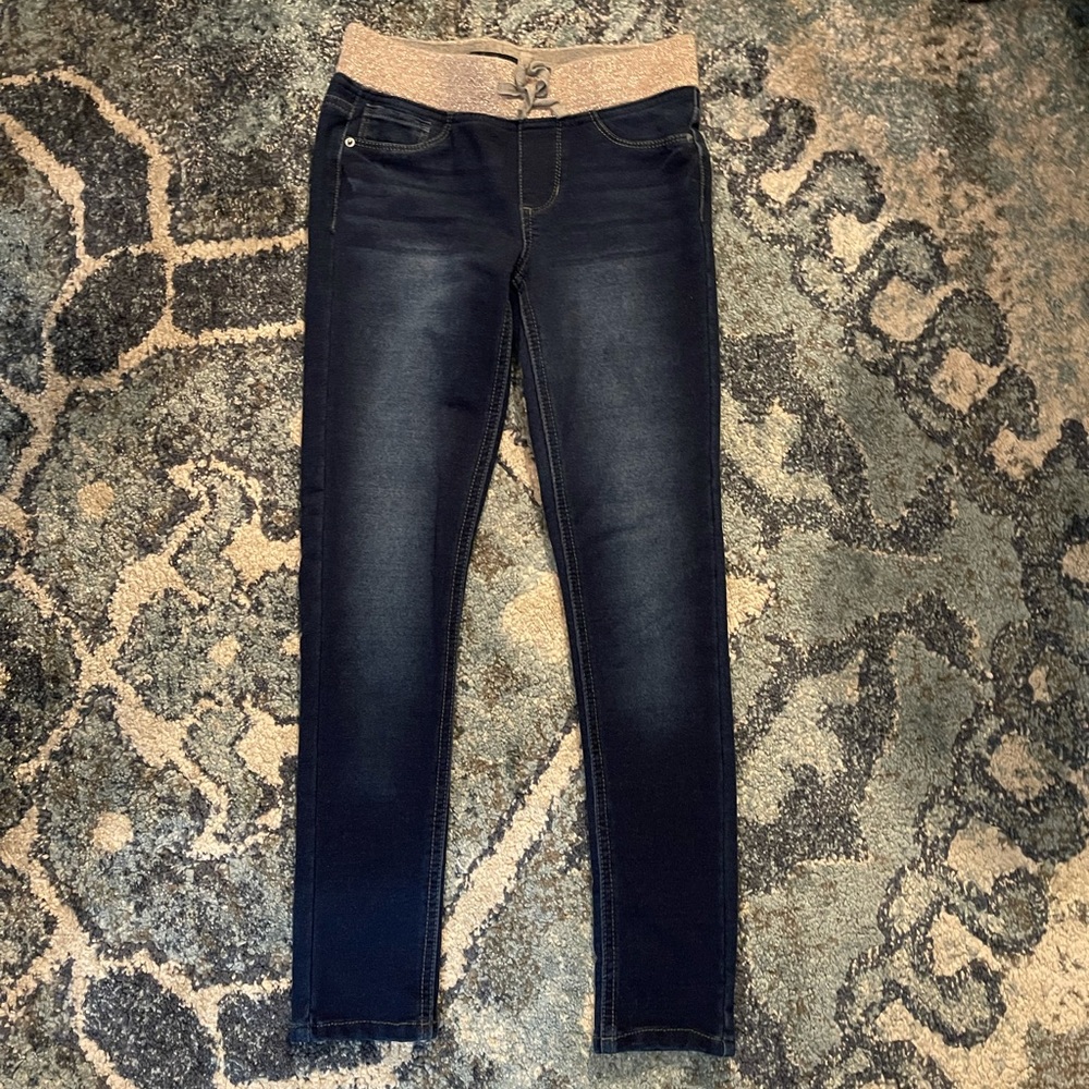 Vanilla Star girls stretchy jeggings 8